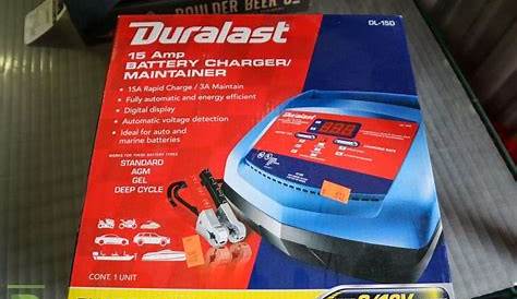 Duralast DL-150 15Amp Battery Charger / Maintainer - Roller Auctions
