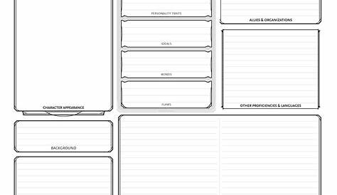 D&D 5e Alternate Character Sheets – Epic Level Gaming