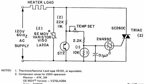 heater control circuit diagram