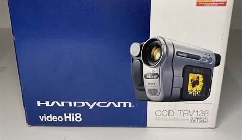 Sony CCD-TRV138 Hi-8 Analog Camcorder for sale online | eBay