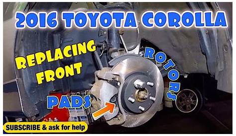 2017 toyota corolla rear brakes