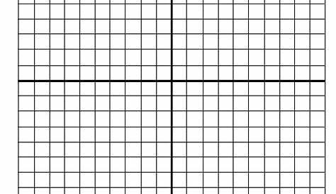 Printable Coordinate Grid