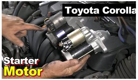 Learn 90+ about toyota corolla 2006 starter location super hot - in