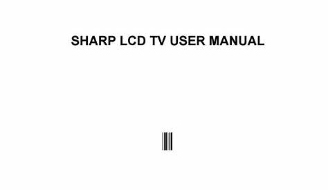 Sharp lcd tv user manual by balanc3r813 - Issuu