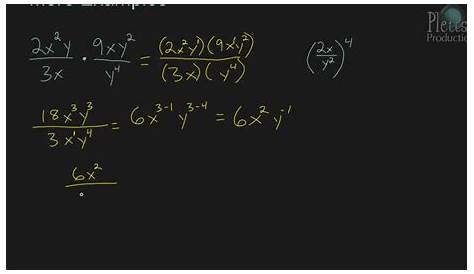 division of numbers with exponents