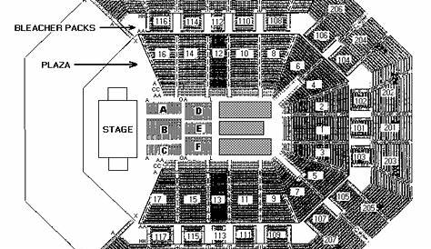 MGM Large Concert seating chart