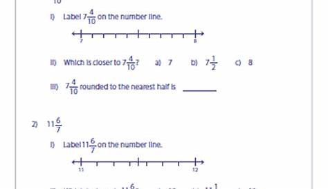 rounding fractions worksheets