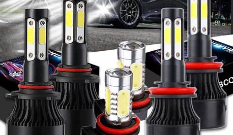 For Toyota Highlander 2014-2019 Combo LED Headlight Bulbs Fog Light