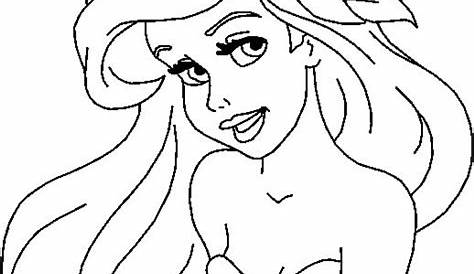 the little mermaid printable coloring pages