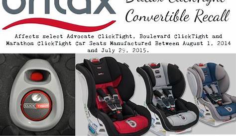 Britax ClickTight Convertible Car Seat Recall Information!!
