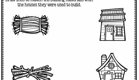 story of the three little pigs printable