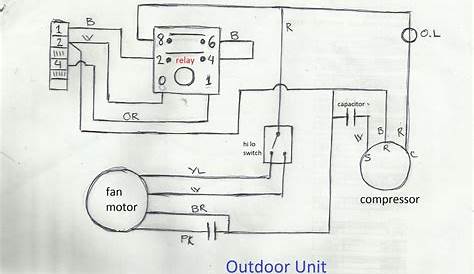 air conditioner condenser unit wiring diagram