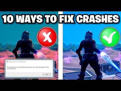 How To Fix Fortnite crash on PC Windows 10 🔨10 EASY STEPS🔨 (Fix Fortnite Crashes)