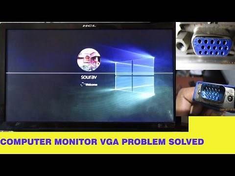 HOW TO FIX/REPAIR MONITOR VGA. Computer display problem (solved)