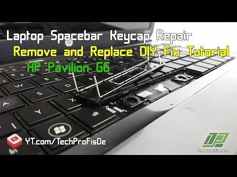 How to Fix Laptop Spacebar Key HP Notebook keyboard Tutorial