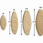 Wood Biscuit Size Chart