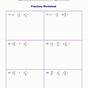 Multiplying Fraction By Whole Number Worksheets