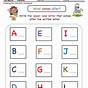 Letter Worksheets For Kindergarten