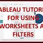 Tableau Filter Apply To Worksheets Not Showing
