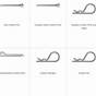 Hairpin Cotter Pin Size Chart