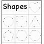 Drawing Shapes Worksheet Kindergarten