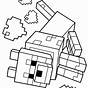 Minecraft Creeper Coloring Pages Printable