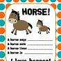 Kindergarten Worksheet Sentence Horse