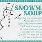 Free Printable Snowman Soup Labels Pdf