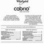 Whirlpool Cabrio Platinum Manual