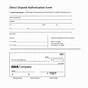Printable Blank Ach Authorization Form Template