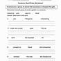 Free Sentence Building Worksheets