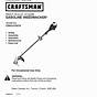 Craftsman Weedwacker 32cc Manual