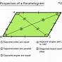 Properties Of A Parallelogram Worksheet