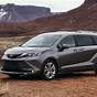 2020 Toyota Sienna Hybrid Mpg