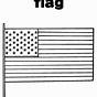 American Flag To Color Printable For Kids