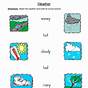 Matching Weather Worksheets For Kindergarten