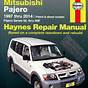 Mitsubishi Montero Repair Manual