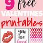 Printable Valentines Day Decor