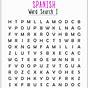 Free Printable Word Search In Spanish