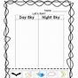 Day And Night Sky Worksheet