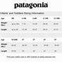 Women's Patagonia Size Chart