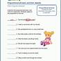 Prepositions And Prepositional Phrases Worksheet