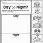 Day Night Worksheet Kindergarten