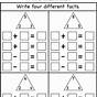 Division Math Fact Worksheet