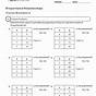 Proportional Relationship Worksheets With Answers
