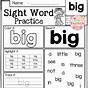 Free Editable Sight Word Worksheets