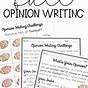 Opinion Writing Topics For 4th Graders
