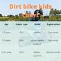 Dirt Bike Sizing Chart