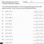 Equivalent Expressions Worksheet 8th Grade
