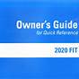 Honda Fit Owners Manual